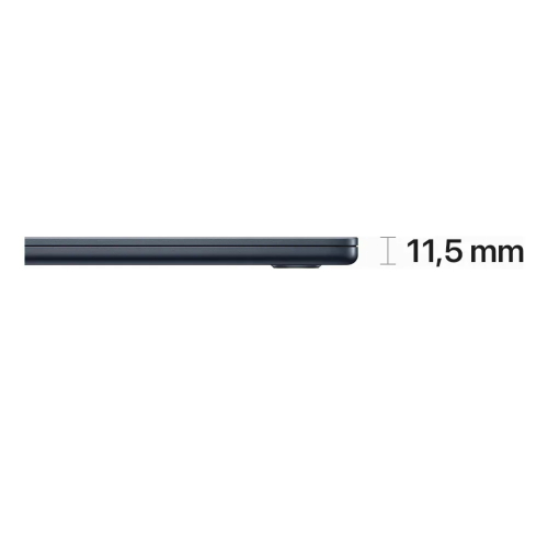 Apple MacBook Air de 13 (Meia-noite, Chip M2 da Apple com CPU de 8 núcleos, GPU de 8 núcleos e Neural Engine de 16 núcleos, Memória unificada de 24 GB, SSD de 512 GB) - Distribuidor Autorizado