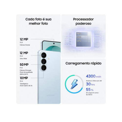 Samsung Galaxy S26 Preto 5G 512GB Galaxy AI 6,3\\